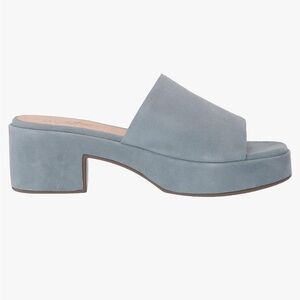 Seychelles Light Blue “One of a kind suede” platform sandals